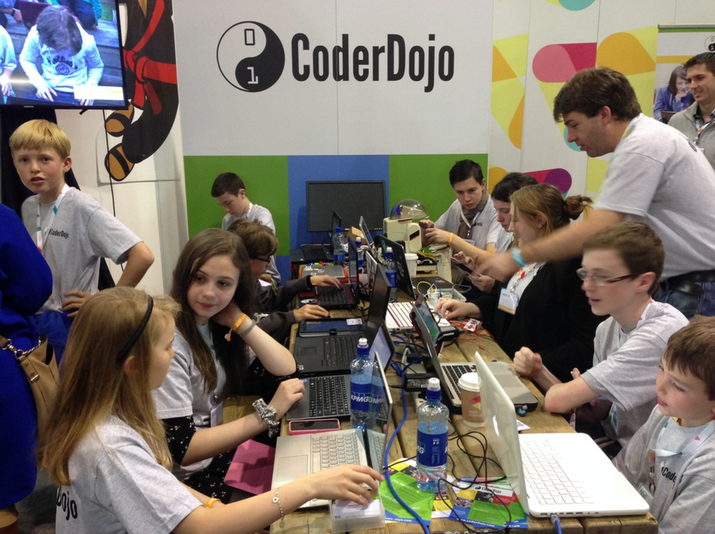 CoderDojo web summit 2015 booth