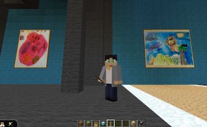 CD10 Real paintings in Minecraft
