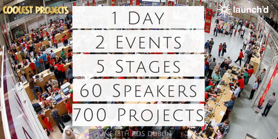 1 Day5 Stages60 Speakers700 Projects